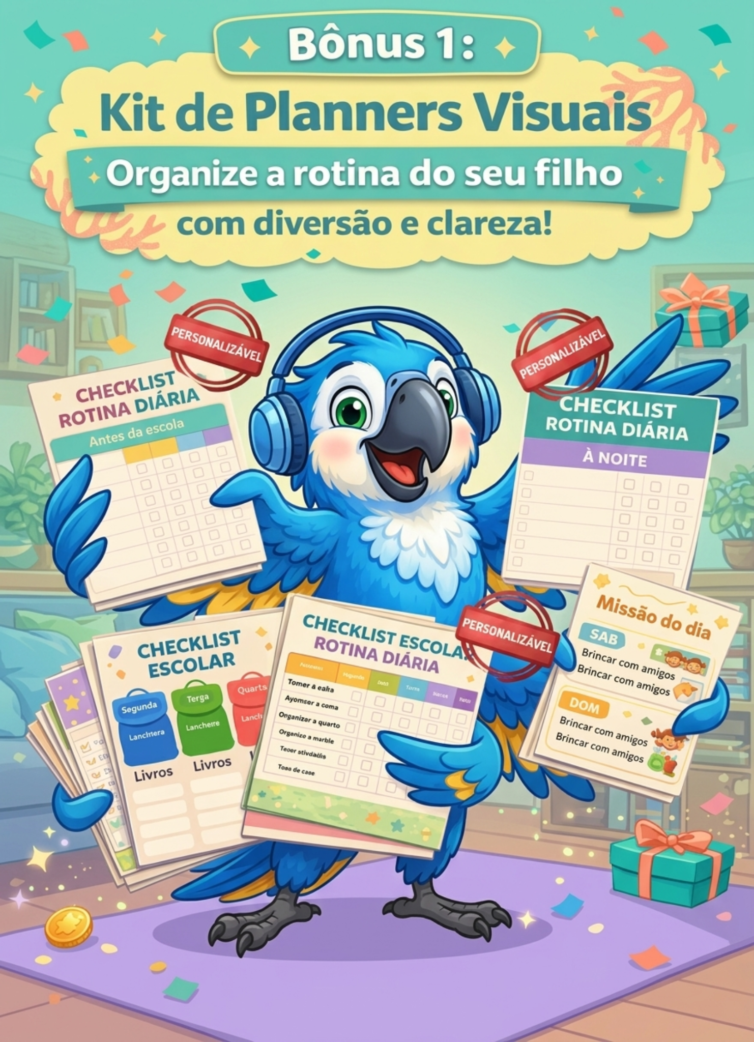 Bônus 1: Kit de Planners Visuais